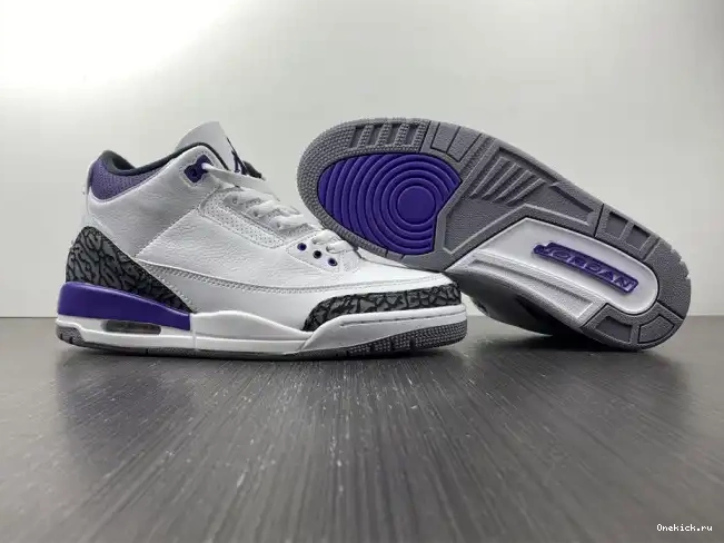 One Kick Air Iris' 3 'Dark Retro CT8532-105 Jordan 0517